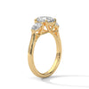 “Radiant Eternity Ring—oval brilliance, pear-diamond elegance, and platinum luxury crafted to symbolize everlasting love, timeless beauty, and unforgettable milestone moments.”