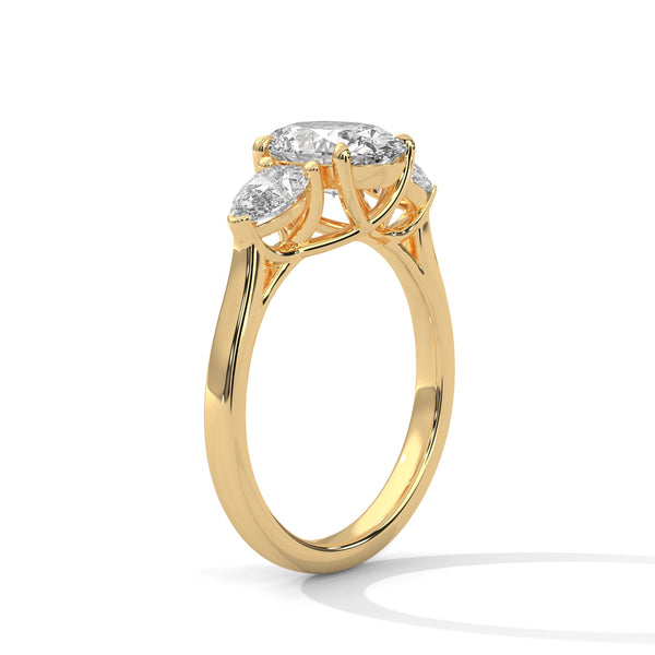 “Radiant Eternity Ring—oval brilliance, pear-diamond elegance, and platinum luxury crafted to symbolize everlasting love, timeless beauty, and unforgettable milestone moments.”