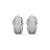 Bold yet graceful, these yellow gold huggie earrings feature a stunning tapered pavé diamond pattern for a refined sparkle.