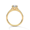 Emerald Cut Lab Grown Diamond Gold Ring