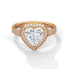 “Amora Ring—heart-shaped diamond brilliance, radiant halo sparkle, and romantic elegance crafted to symbolize everlasting love, devotion, and unforgettable moments.”