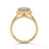 “Amora Ring—heart-shaped diamond brilliance, radiant pavé halo, and romantic white-gold elegance crafted to symbolize pure love, timeless beauty, and unforgettable moments.”