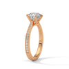 Classic Six-Prong Lab Grown Diamond Gold Ring