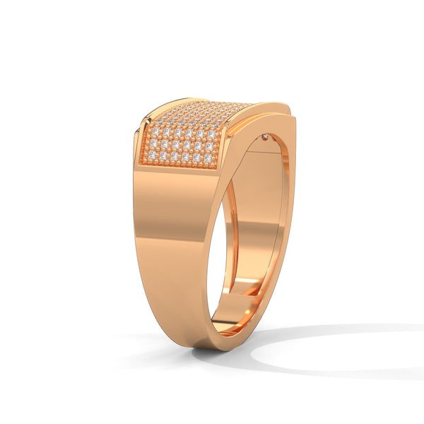 “Bold gold diamond ring crafted for modern luxury, delivering unmatched brilliance, premium craftsmanship, and a powerful statement of timeless masculine elegance.”