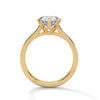 Classic Six-Prong Lab Grown Diamond Gold Ring
