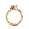 Classic Six-Prong Lab Grown Diamond Gold Ring