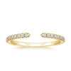 “Elegant diamond engagement ring with shimmering pavé band, crafted in timeless white gold to symbolize love, luxury, brilliance, and lifelong commitment.”