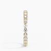 “Elegant diamond eternity ring crafted in shimmering white metal, showcasing brilliant round stones for timeless sparkle, luxury style, and lasting sophistication.”