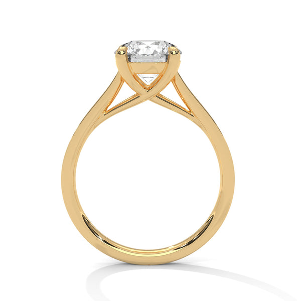 “Aurora Ring—round brilliant diamond sparkle, sleek pavé-band elegance, and timeless white-gold beauty crafted to symbolize radiant love, grace, and unforgettable moments.”