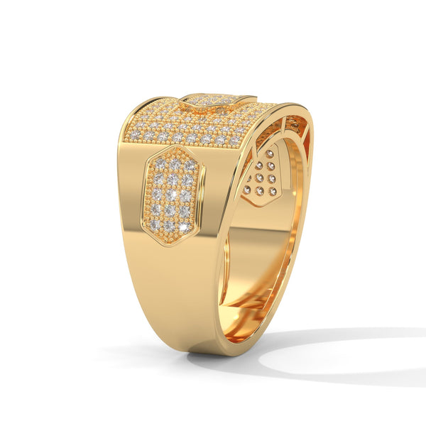 "Experience unmatched brilliance with this white gold diamond ring, crafted for luxury lovers seeking timeless sparkle, bold elegance, and premium craftsmanship."