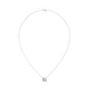Pure Brilliance Round Lab Grown Diamond Gold Pendant Chain