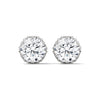 Vintage Filigree Lab Grown Diamond Gold Earrings