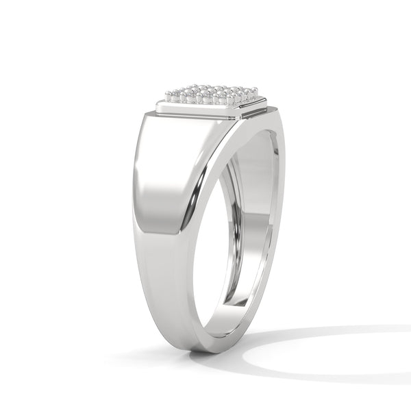 "Discover timeless luxury with this gold square diamond ring, crafted for bold elegance, everyday sophistication, and unmatched masculine brilliance."