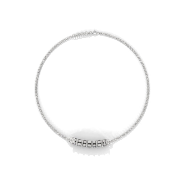 This exquisite tennis bracelet features 28 round-shaped diamonds, totaling 10.07 carats. Its 7.50-inch length offers a perfect fit, creating a timeless piece that radiates sophistication and brilliance.