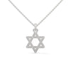 Celestial Shine: Star Shaped Lab Grown Diamond Gold Pendant Chain