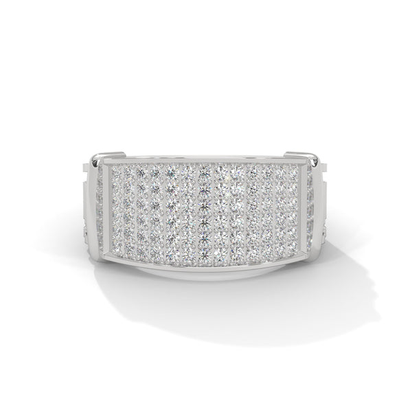 “Experience bold luxury with this pavé diamond men’s gold ring, crafted for timeless style, premium brilliance, and unmatched statement elegance.”