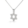 Celestial Shine: Star Shaped Lab Grown Diamond Gold Pendant Chain