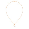 Celestial Shine: Star Shaped Lab Grown Diamond Gold Pendant Chain