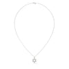 Celestial Shine: Star Shaped Lab Grown Diamond Gold Pendant Chain