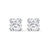 Cushion Cut Lab Grown Diamond Gold Stud Earrings