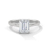 Emerald Cut Lab Grown Diamond Gold Ring