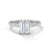 Emerald Cut Lab Grown Diamond Gold Ring