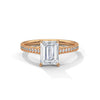 Radiant Cut Lab Grown Diamond Gold Ring