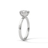 Elegant Oval Solitaire Lab Grown Diamond Gold Ring