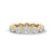 Lab Grown Diamond Bezel-Set Gold Eternity Ring