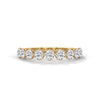 Classic Radiance: Lab Grown Diamond Half Eternity Gold Ring