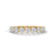 Classic Radiance: Lab Grown Diamond Half Eternity Gold Ring