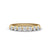 BRILLIANT CUT ROUND LAB GROWN DIAMOND SEMI ETERNITY SLEEK BAND