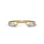 marquise-cut and brilliant round cut lab grown diamond open band silhouette