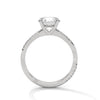 Twist of Elegance Lab Grown Diamond Gold Solitaire Ring