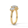 Classic Round Cut Lab Grown Diamond Gold Solitaire Ring