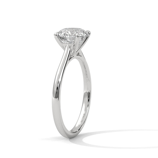 A timeless round brilliant lab-grown diamond solitaire — radiant simplicity for everlasting elegance.