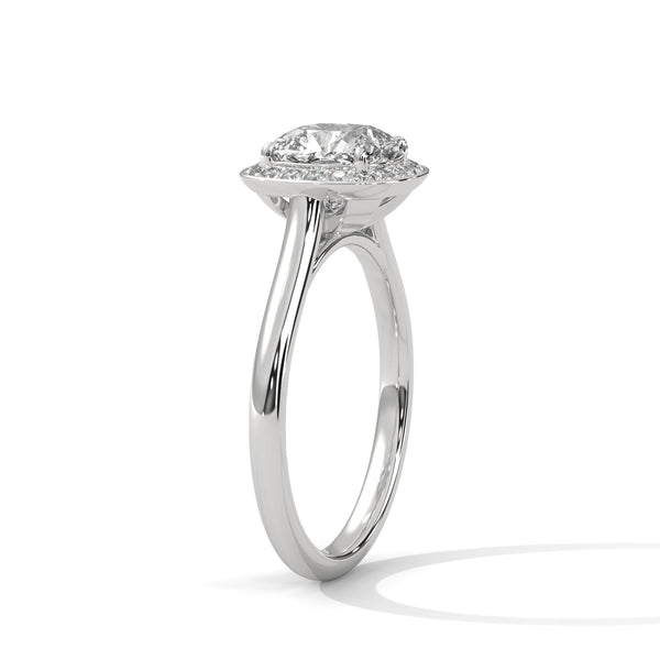 “Discover timeless elegance with this cushion-halodiamond ring in yellow gold, crafted for brilliance, luxury, and unforgettable engagement moments.”