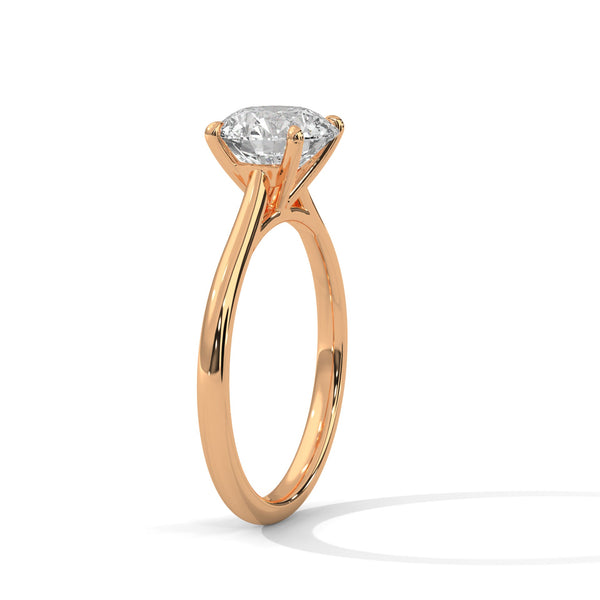 A timeless round brilliant lab-grown diamond solitaire — radiant simplicity for everlasting elegance.