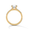 Twist of Elegance Lab Grown Diamond Gold Solitaire Ring
