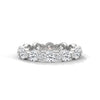 Lab Grown Diamond Bezel-Set Gold Eternity Ring