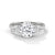 Pear Shaped Three-Stone Lab Grown Diamond Gold Ring