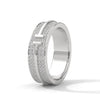 Regal Brilliance parallel rows of pave-set lab grown diamonds band