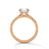 Twist of Elegance Lab Grown Diamond Gold Solitaire Ring