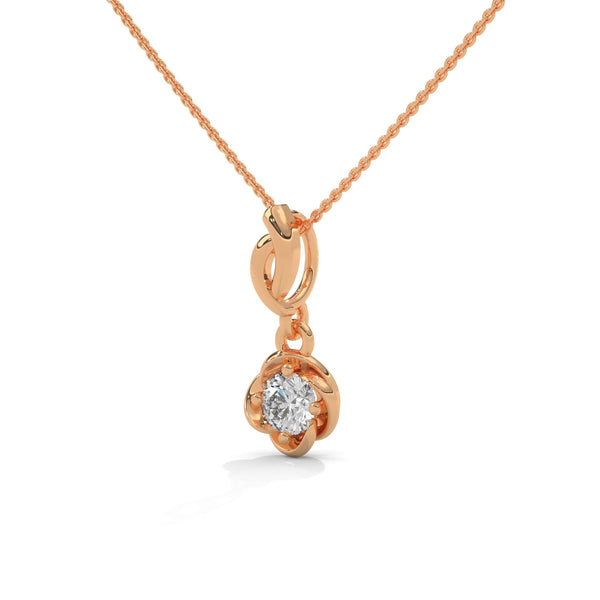 Delicate yet dazzling, the Petite Bloom Solitaire Pendant brings timeless charm with a floral-inspired twist on a classic solitaire.