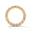 EMERALD-CUT LABGROWN DIAMOND ETERNITY GOLD RING