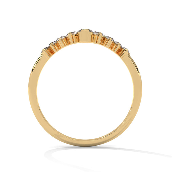 Marquise Cluster Lab-Grown Diamond Gold Ring