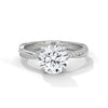 Twist of Elegance Lab Grown Diamond Gold Solitaire Ring