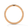 Radiant V-Shape with round cut Lab Grown Diamond Gold Band