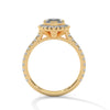 “Celestia Ring—marquise diamond brilliance, radiant halo sparkle, and pavé white-gold elegance crafted to symbolize timeless love, luxury, and unforgettable moments.”