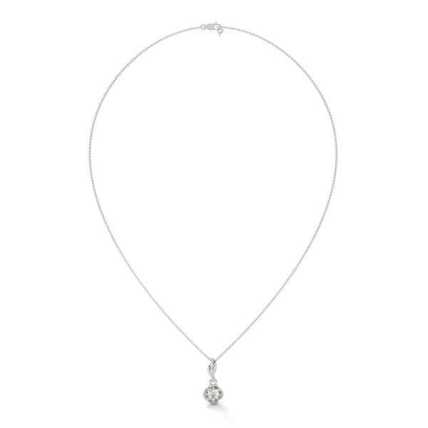 Delicate yet dazzling, the Petite Bloom Solitaire Pendant brings timeless charm with a floral-inspired twist on a classic solitaire.